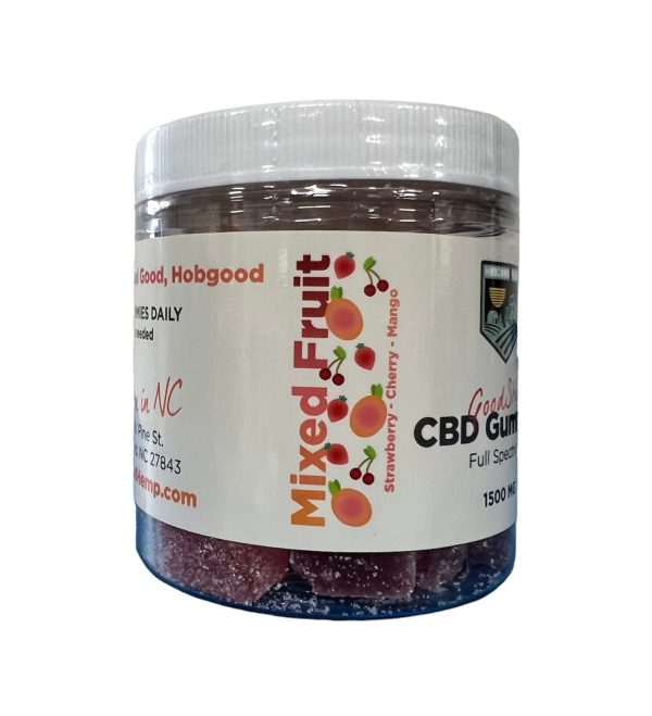 2 x 1500 MG Good Stuff CBD Gummies (Mixed Fruit - 30 count) - Hobgood Hemp