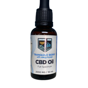 CBD Oil Tranquilo Berry (Calming) with terpenes - Hobgood Hemp